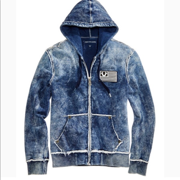 true religion denim hoodie